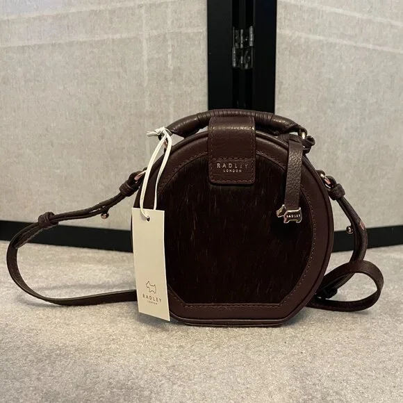 Radley London Witley Circle Calf Hair Crossbody Purse - Picture 1 of 13
